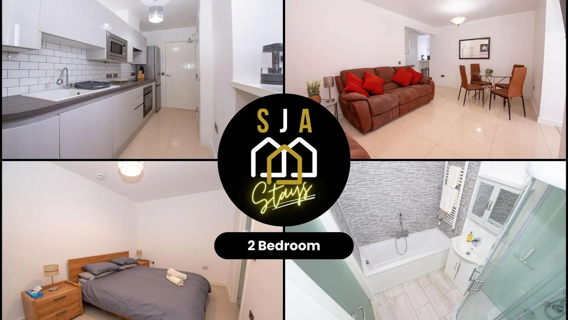 Affleck Stay 1 - Sja Stays - Modern 2 Bed Apartment - With Parking Aberdeen